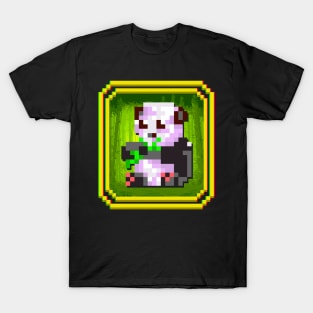 Cute 8-Bit Panda Awesome Animal 8Bit Panda Bear T-Shirt